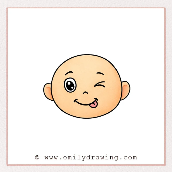 Preview of Winky Face drawing